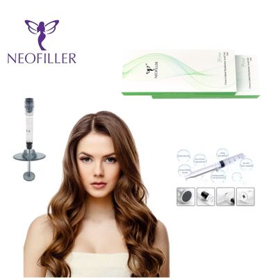 9-12 Ay Uzun ömür Hyaluronik Asit Dermal Dolgu Hipodermik Enjeksiyon Enjekte edilebilir Gel Doğal Şeffaf Yüz Büyütme