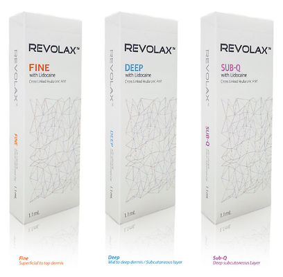 Revolax Dermal Filler 1.1ml Dudaklar için Hyaluronik Asit