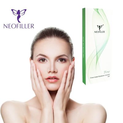 Şeffaf Hyaluronik Asit Dermal Filler Çapraz Bağlı Enjekte edilebilir Gel Hipodermik Enjeksiyon Yüz Büyütme