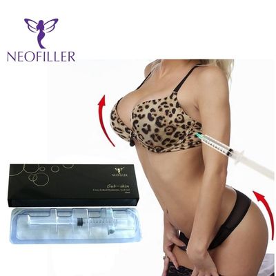 Çapraz Bağlı Hyaluronik Asit Dermal Dolgu Enjekte edilebilir Gel Göğüs Kıç Genişletme Vücut Kontürü Geliştirme