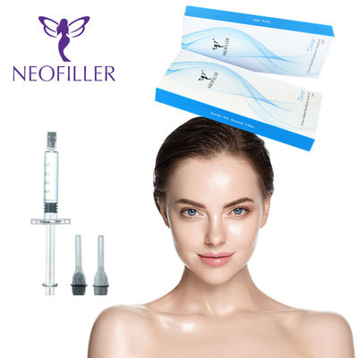 Yüz kırışıklığı azaltıcı Hiyaluronik Asit Dermal Dolgu Enjekte edilebilir Gel Oda sıcaklığı Doğal gençleştirme geliştirme