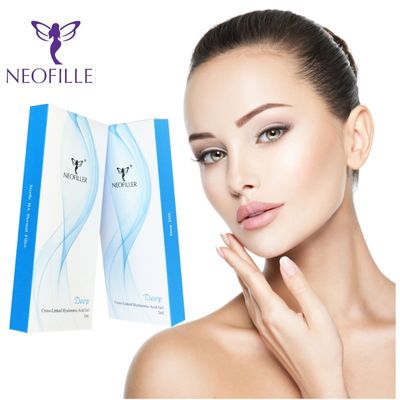 Yüksek Etkili 24mg/ml Hyaluronik Asit Dermal Doldurucu 9-12 Ay Uzun ömür Oda sıcaklığında Saklama