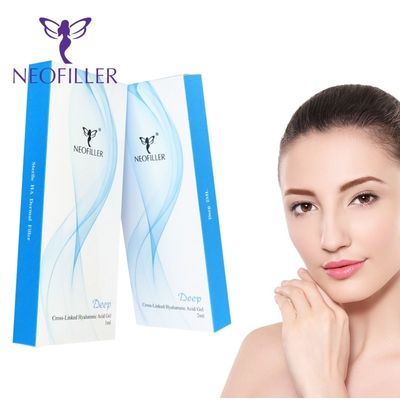 Yüksek Etkili 24mg/ml Hyaluronik Asit Dermal Doldurucu 9-12 Ay Uzun ömür Oda sıcaklığında Saklama