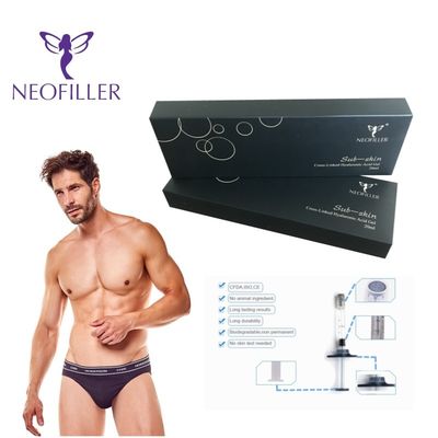 Şeffaf 24mg-ml Hyaluronik Asit Dermal Filler 5ml Enjekte edilebilir Gel Yüksek Konsantrasyonlu Yüz Yenilenmesi Artırıcı