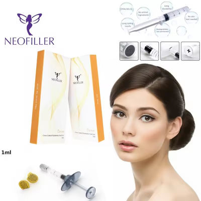 Neofiller 2ml Hyaluronik Asit Dermal Filler Lido Enjekte edilebilir Gel Yüz Yenilenmesi Artırıcı