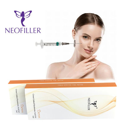 24mg-ml Hyaluronik Asit Dermal Filler Enjekte edilebilir Gel Yüz Enjeksiyonu Yüksek Konsantrasyonlu Geliştirme