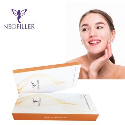 24mg-ml 2ml Şırınga Dermal Hyaluronik Asit Dermal Dolgu Enjekte edilebilir Gel Yüz Yenilenmesi Artırıcı