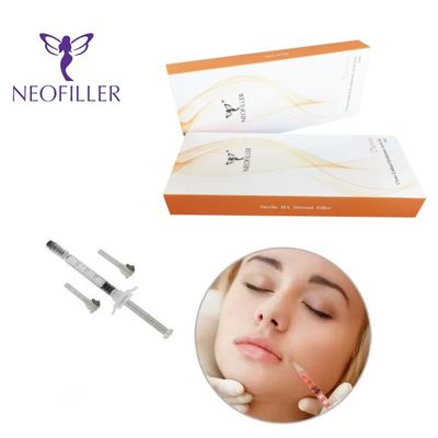 24mg-ml 2ml Şırınga Dermal Hyaluronik Asit Dermal Dolgu Enjekte edilebilir Gel Yüz Yenilenmesi Artırıcı