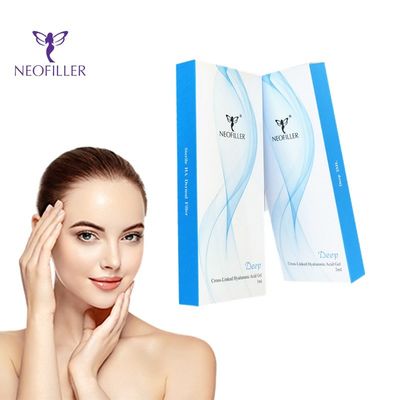 24mg-ml Hyaluronik Asit Dermal Filler 5ml Enjekte edilebilir Gel Yumuşak Doğal Yüz Kontürünü Geliştirme