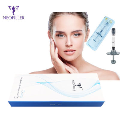 24mg-ml Hyaluronik Asit Dermal Filler 5ml Enjekte edilebilir Gel Yumuşak Doğal Yüz Kontürünü Geliştirme