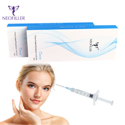 24mg-ml Hyaluronik Asit Dermal Filler 5ml Enjekte edilebilir Gel Yumuşak Doğal Yüz Kontürünü Geliştirme