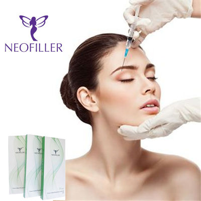 Şeffaf Hyaluronik Asit Dermal Dolgu 24mg/ml Konsantrasyon Hipodermik Enjeksiyon Derinliği