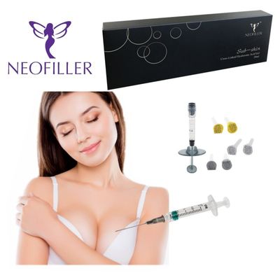 Oda Sıcaklığında Depolama 24mg-ml Hiyaluronik Asit Dermal Filler Çapraz Bağlı Enjekte edilebilir Gel Yüz Hacim Artırma