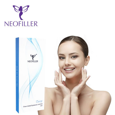 1 ml Hyaluronik Asit Dermal Dolgu Enjekte Edilebilir Jel Doğal Uzun Ömürlü Yüz Gençleştirme Çözümü