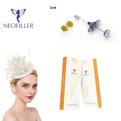 1 ml Hyaluronik Asit Dermal Dolgu Enjekte edilebilir Gel 9-12 Ay Doğal Yenilgi Yüz Büyütme