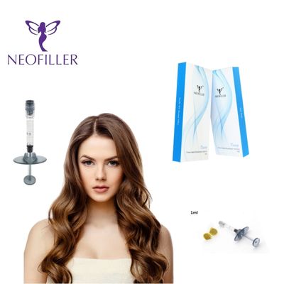 Neofiller 24mg-ml Hyaluronik Asit Dermal Filler Enjekte edilebilir Gel Karışıklık Azaltma Yüz Büyütme