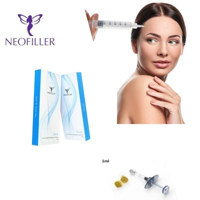 Neofiller 5ml Hyaluronik Asit Dermal Filler 24mg-ml Enjekte edilebilir Gel Şırınga Yüz Yenilenmesi Artırıcı