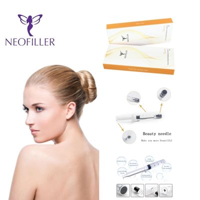 Neofiller 24mg-ml Hyaluronik Asit Dermal Filler Enjekte edilebilir Gel Karışıklık Azaltma Yüz Büyütme