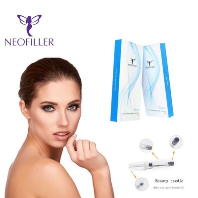 Çapraz Bağlama Hyaluronik Asit Dermal Dolgu 1ml-20ml Enjekte Edilebilir Jel Yüz Kırışıklık Azaltma Geliştirme