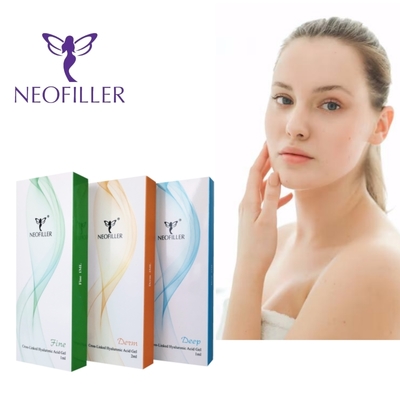 CE sertifikalı Hyaluronik Asit Dermal Filler 10ml 20ml Yüz ve Vücut için