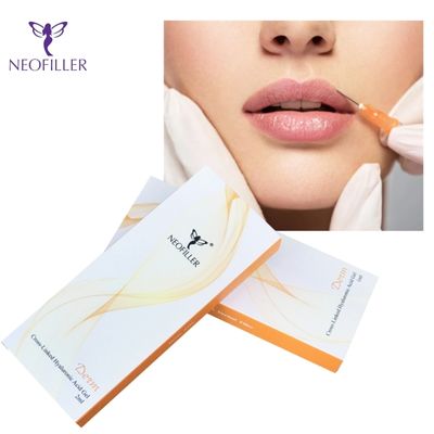24mg-ml 1ml 2ml Şırınga Derm Hyaluronik Asit Dermal Dolgu Enjekte Edilebilir Jel Yüz Gençleştirme Geliştirme