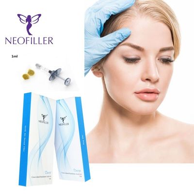 Şeffaf Hyaluronik Asit Dermal Dolgu Enjekte edilebilir Gel Güzel Cilt Geliştirme Yüz Yenilenme Tedavisi