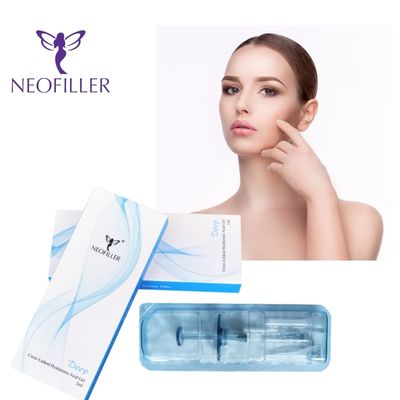 Neofiller Çapraz Bağlı 2ml Hiyaluronik Asit Dermal Dolgu Deep Line Burnun Konturu Enjekte edilebilir Gel Yüz Büyütme