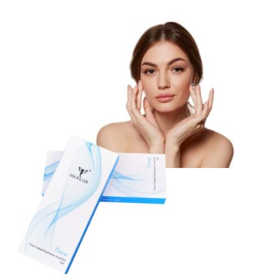 Neofiller Çapraz Bağlı 2ml Hiyaluronik Asit Dermal Dolgu Deep Line Burnun Konturu Enjekte edilebilir Gel Yüz Büyütme