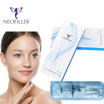 Neofiller Derin 24mg-ml Hyaluronik Asit Dermal Dolgu Enjekte Edilebilir Jel 9-12 Ay Uzun Ömürlü Hipodermik Enjeksiyon