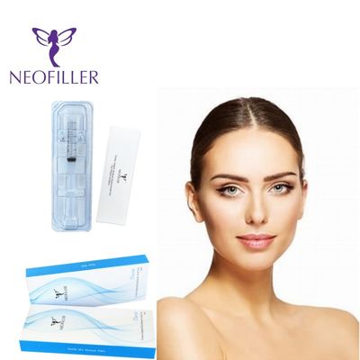 Neofiller 24mg-ml Hyaluronik Asit Dermal Filler Çapraz Bağlı Enjekte edilebilir Gel 9-12 Aylık Uzun Yaşam Formülü