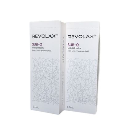 Revolax Dermal Filler with Hyaluronic Acid for 6-12 Months Duration and 2 Years Shelf Life in Syringe Packaging (Hyaluronik Asitle Dermi Dolgu Yükleyici)
