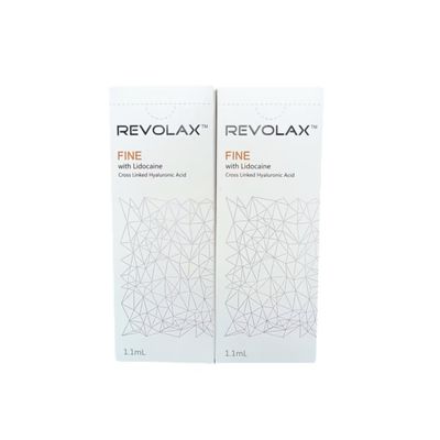 Revolax Dermal Filler with Hyaluronic Acid for 6-12 Months Duration and 2 Years Shelf Life in Syringe Packaging (Hyaluronik Asitle Dermi Dolgu Yükleyici)