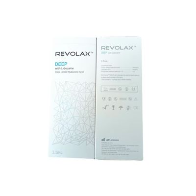Revolax Dermal Filler with Hyaluronic Acid for 6-12 Months Duration and 2 Years Shelf Life in Syringe Packaging (Hyaluronik Asitle Dermi Dolgu Yükleyici)
