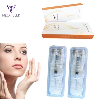 Neofiller Gençlik Parlaklığı Hyaluronik Asit Dermal Dolgu 24mg/ml 9-12 Aylık Konsantrasyon Hipodermik Enjeksiyon yoluyla Uzun ömürlü