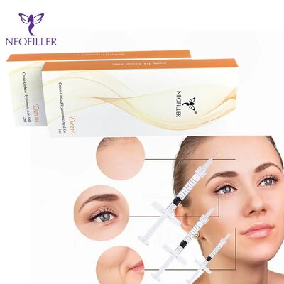 Neofiller Gençlik Parıltısı 24mg-ml Hyaluronik Asit Dermal Dolgu Enjekte edilebilir Gel 9-12 Ay Uzun ömür Hipodermik Enjeksiyon