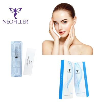 Neofiller 24mg/ml konsantrasyonlu Hiyaluronik Asit Dermal Filler 9-12 Aylık Uzun ömürlü Şeffaf Gel