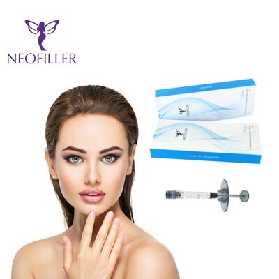 Neofiller 24mg-ml Hyaluronik Asit Dermal Filler Şeffaf Enjekte edilebilir Gel 9-12 Ay Uzun Yaşamı Artırmak