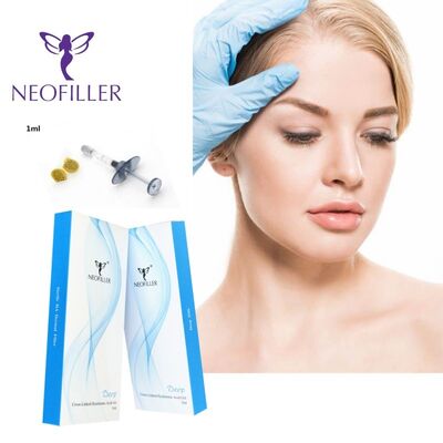 Neofiller 24mg-ml Hyaluronik Asit Dermal Filler Şeffaf Enjekte edilebilir Gel 9-12 Ay Uzun Yaşamı Artırmak