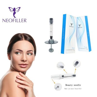 Neofiller 24mg-ml Hyaluronik Asit Dermal Dolgu Steril Şırınga Enjekte edilebilir Gel Yüz Enjeksiyon Geliştirme