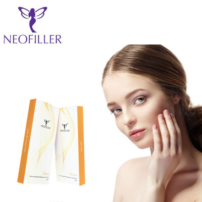 24 mg-ml Hyaluronik Asit Dermal Filler Cross-Linked Injectable Gel 9-12 Ay Uzun ömür Yüz haciminin arttırılması
