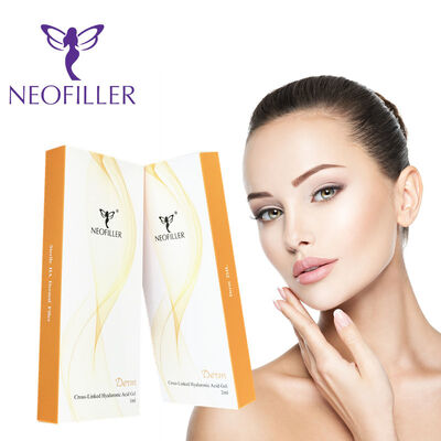 24 mg-ml Hyaluronik Asit Dermal Filler Cross-Linked Injectable Gel 9-12 Ay Uzun ömür Yüz haciminin arttırılması
