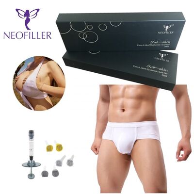 Neofiller 24mg-ml Hyaluronik Asit Dermal Dolgu Şeffaf Enjekte Edilebilir Jel 9-12 Ay Uzun Ömürlü Yüz Gençleştirme