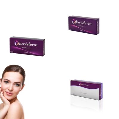 Gelişmiş Juvederm Dermal Filler Hyaluronik Asit Enjekte edilebilir Gel Yüz Estetik Geliştirme Formülü
