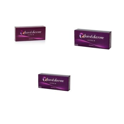 Yüz Simetrisi Juvederm Dermal Filler Hyaluronik Asit Enjekte edilebilir Gel Dudak Büyütme Dolgu Çözümü