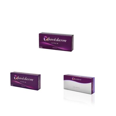 Yüz Simetrisi Juvederm Dermal Filler Hyaluronik Asit Enjekte edilebilir Gel Dudak Büyütme Dolgu Çözümü