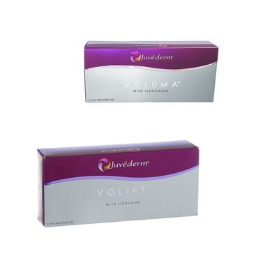 Plastik Cerrahi Juvederm Enjekte Edilebilir Jel Şırınga Hacmi 1ml Şırınga Yüz Şekillendirme ve Kırışıklık Azaltma İçin İdeal Dermal Dolgu