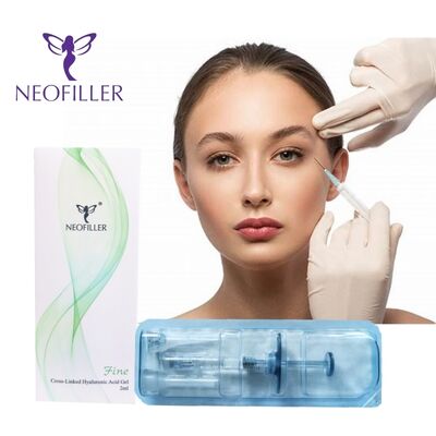 Neofiller 24mg-ml Hiyaluronik Asit Dermal Dolgu Enjekte edilebilir Gel 9-12 Ay Uzun ömür İpodermik Enjeksiyon Geliştirme