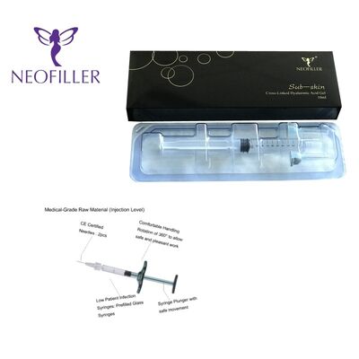 24mg-ml Konsantre Hyaluronik Asit Dermal Dolgu Hipodermik Enjekte edilebilir Enjekte edilebilir Gel Cilt Dokusu Hacim Geliştirme