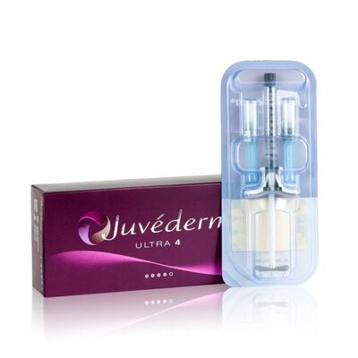 Hyaluronik asit dermal dolgu maddesi Juvederm Ultra 3, Ultra 4 ve Voluma enjeksiyonu