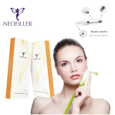 Oda sıcaklığında saklama Hyaluronik Asit Dermal Filler 24mg-ml Çapraz Bağlı Enjekte edilebilir Gel Yüz Haciminin Yenilenmesi Cilt Hidratasyonu
